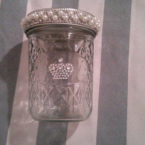 Designed Glass jar